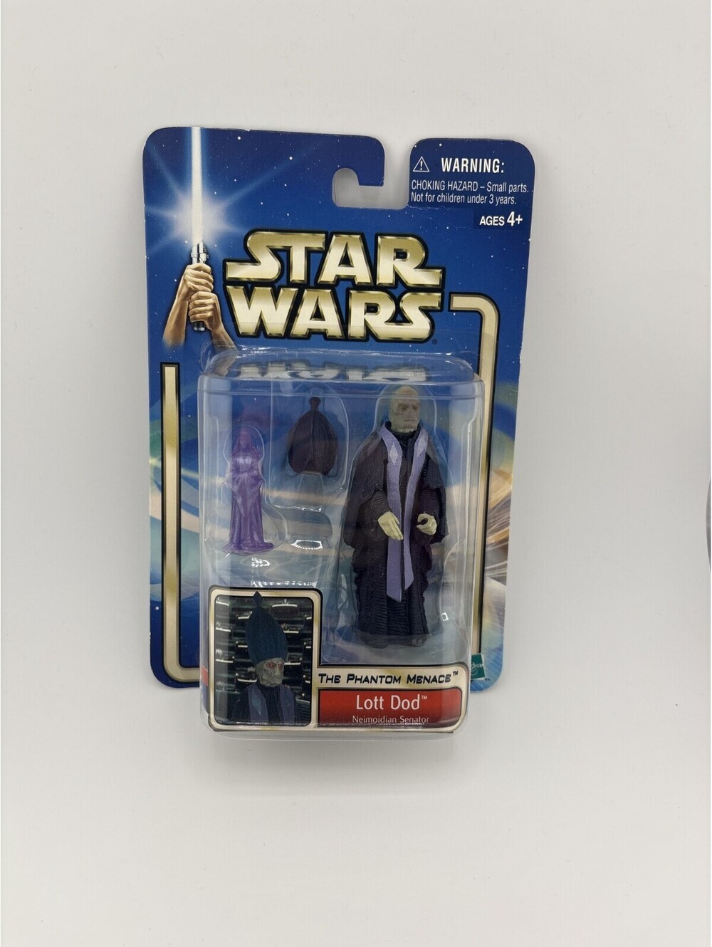 Lott Dod Action Figure Hasbro Star Wars Neimoidian Senator 3.75 Inch